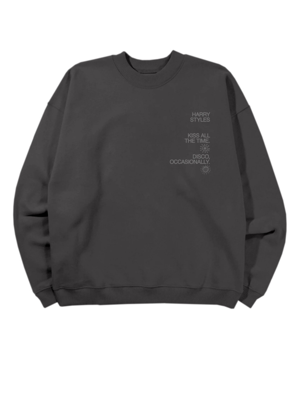 Brand New, Unworn Harry Styles KISS DISCO REFLECTIVE CREWNECK